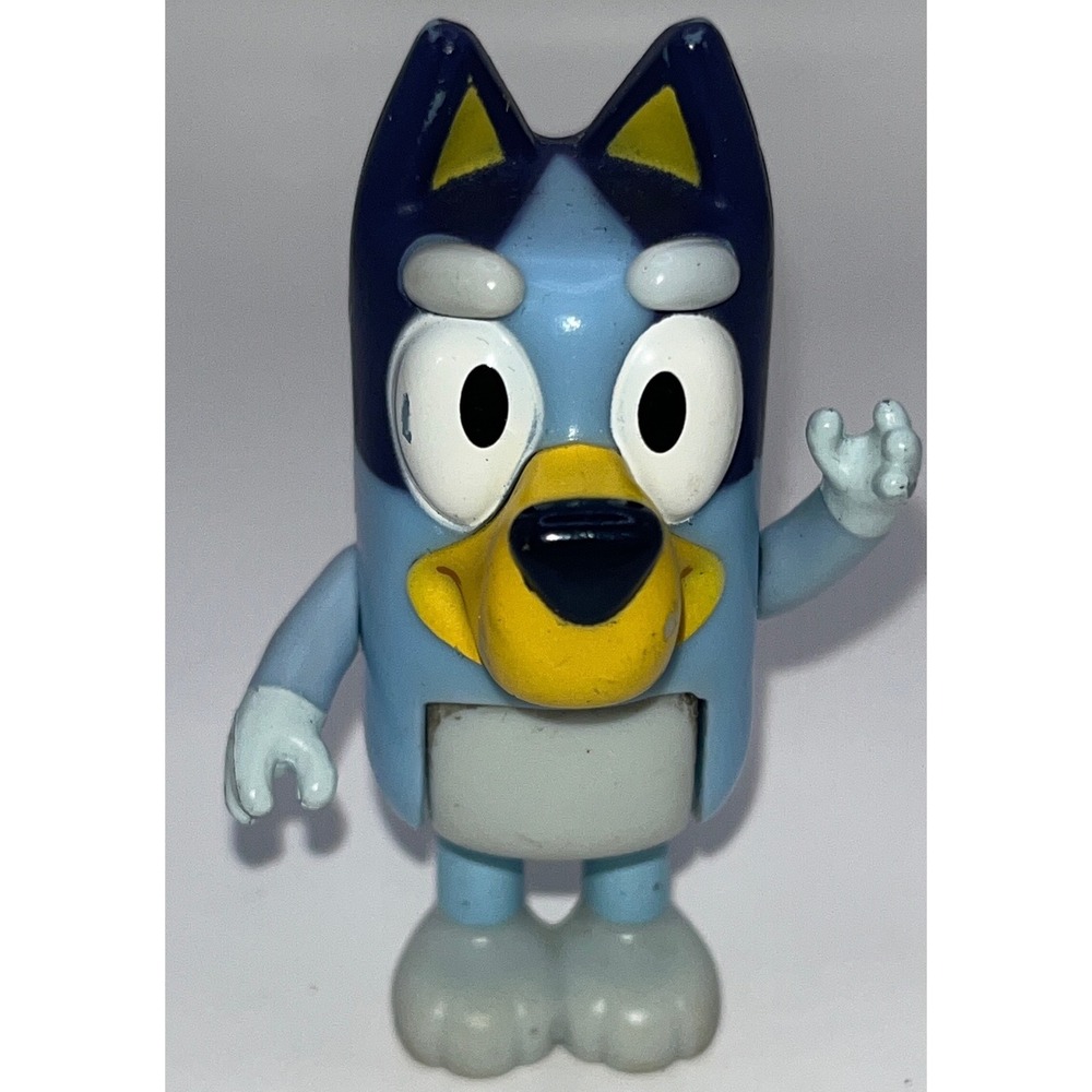 Bluey Heeler Articulated Action Figure 2.5 Inch Toy Disney Junior Blue Yellow